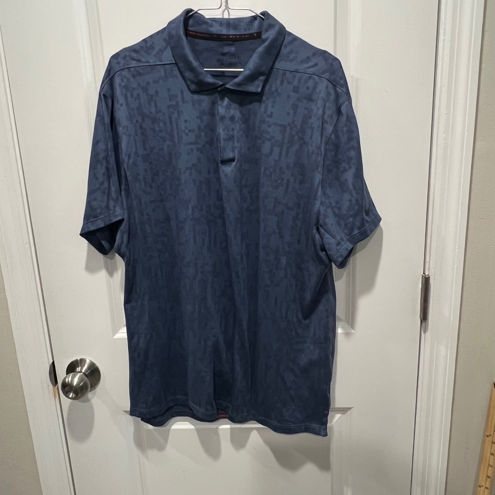 Nike Mens Polo Shirt Tiger Woods Collection Dri-FIT Navy Blue Large CU9528-451